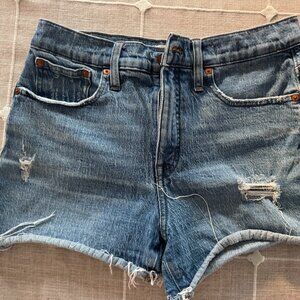 Madewell High Rise Denim Shorts